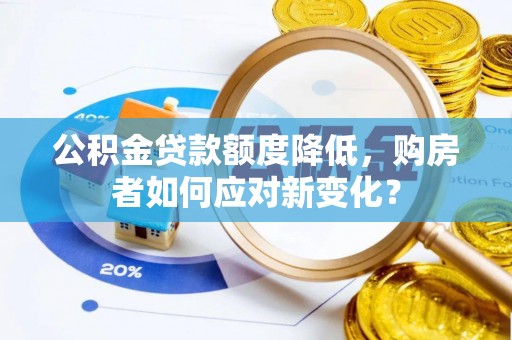 乌鲁木齐公积金贷款额度降低，购房者如何应对新变化？