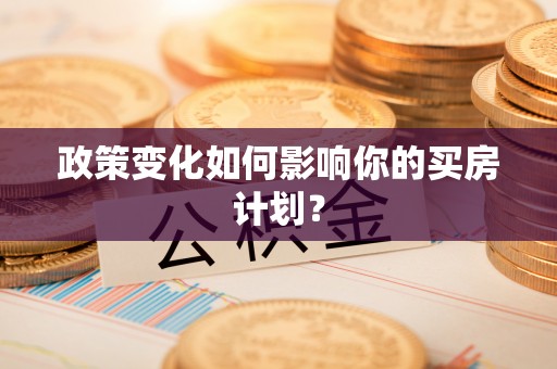 乌鲁木齐政策变化如何影响你的买房计划？