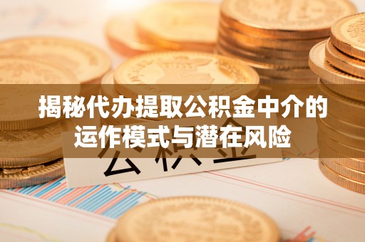 乌鲁木齐揭秘代办提取公积金中介的运作模式与潜在风险