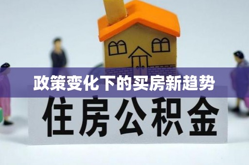 乌鲁木齐政策变化下的买房新趋势